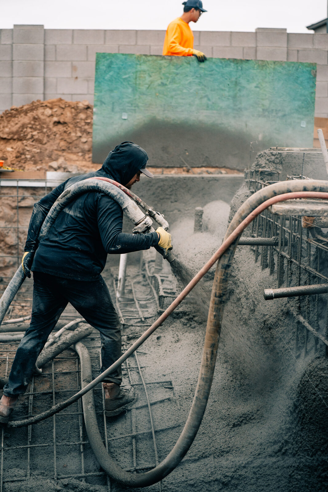 Structural shotcrete application