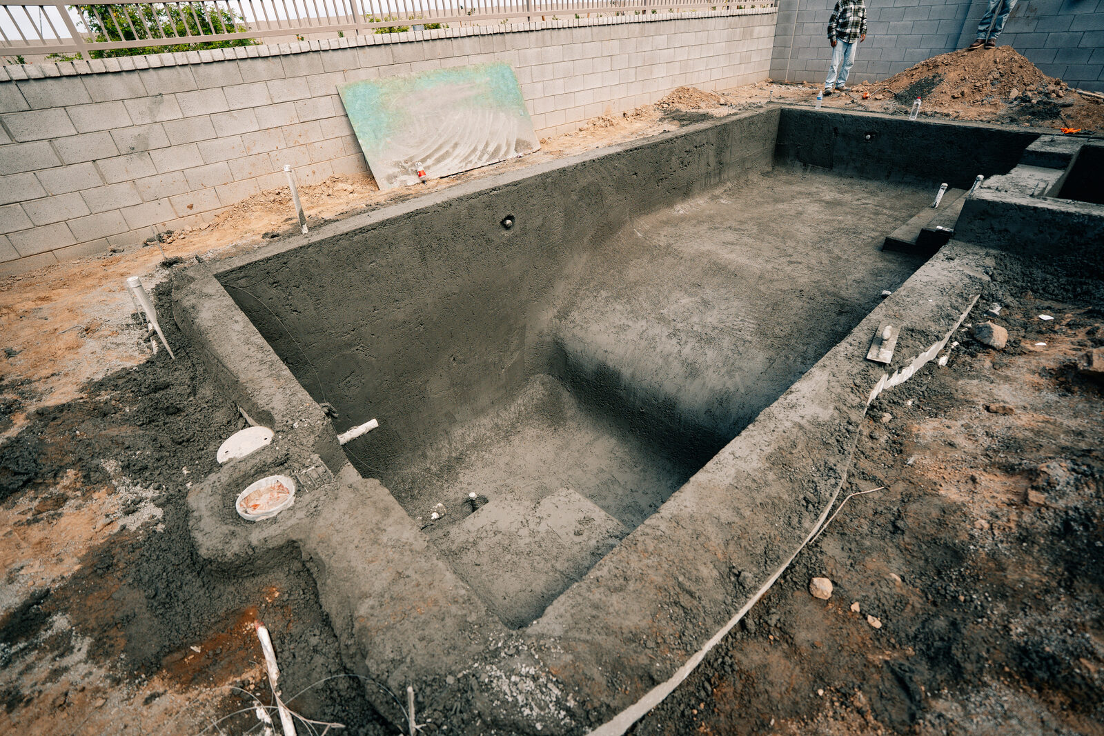 Shotcrete retaining application